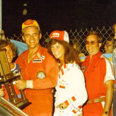 Benny Parson-Patti Petty-T-Wayne Roberts in glass