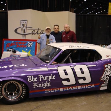 Ron Jelinek, Bill Jarvis, Pat Finley Lettered Trickle Car Photo By Art