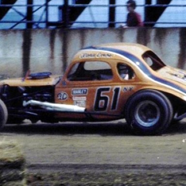Richie Evans on dirt rare him on dirt