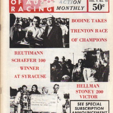 Cavalcade Of Auto Racing Book Of All Racing Modifieds,Latemodel, Sprint,Etc