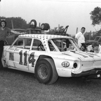 Roger Boas Falcon in pits approx 1967