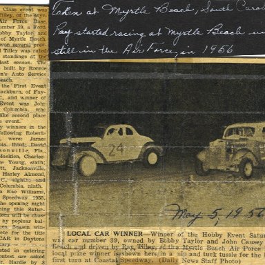 Tilley #39 Coastal Spwy Action 1956