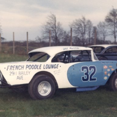 aa1 Dave MacLeod 57 Chevy LM in pits 1968