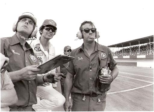 1978 Southern 500 - Richard Petty, Maurice Petty, Dale Inman Watch As ...