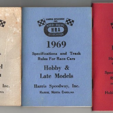 Harris speedway rule book