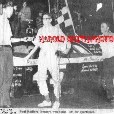 Paul Radford-Notice On Left Quarter Panel Under Harold Smiths Arm (Built By Harold Smith)