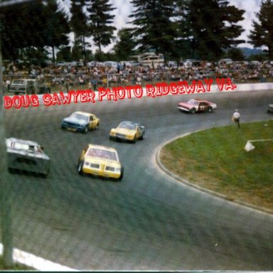 Rodney Sawyers Front Row High Side Dirt Latemodel Franklin County Speedway Va.