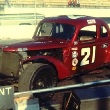 #21 Runt Harris, former Wood Brothers coupe, Walt Wimer photo