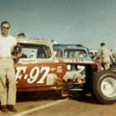 Red Farmer F97 sedan Montgomery Speedway 1962