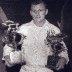 Billy Scott With Nascar Trophies