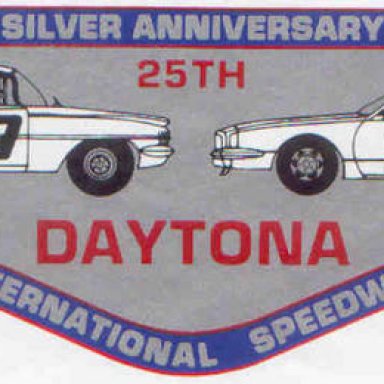 Daytona Silver Anniversary Decal