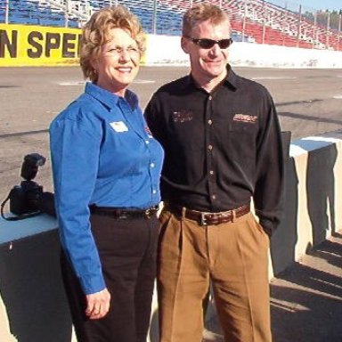 Emailing: Cathy Rice & Jeff Burton at South Boston Speedway