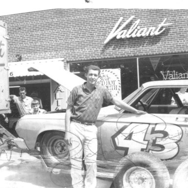 Richard Petty Autograph B&W