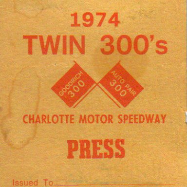 1974 Press Pass