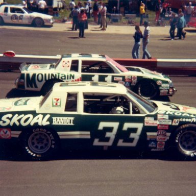 Skoal and Mountain Dew at Wilkesboro April 18, 1982