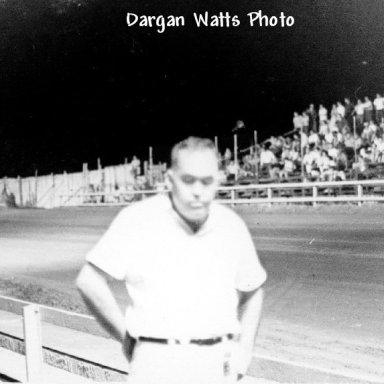 MarionCox awaits the field to start race at Columbia