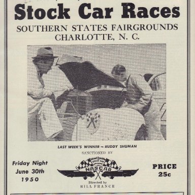 Southern States Fairgrounds Speedway 1950 #4