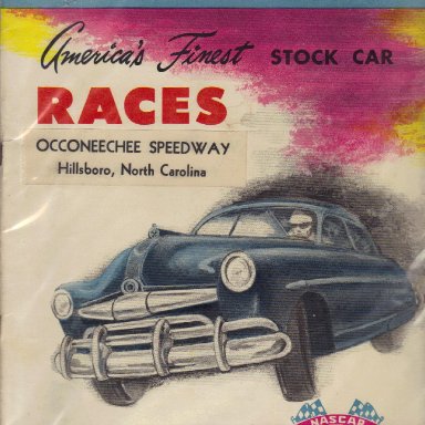 Occoneechee Speedway 1952