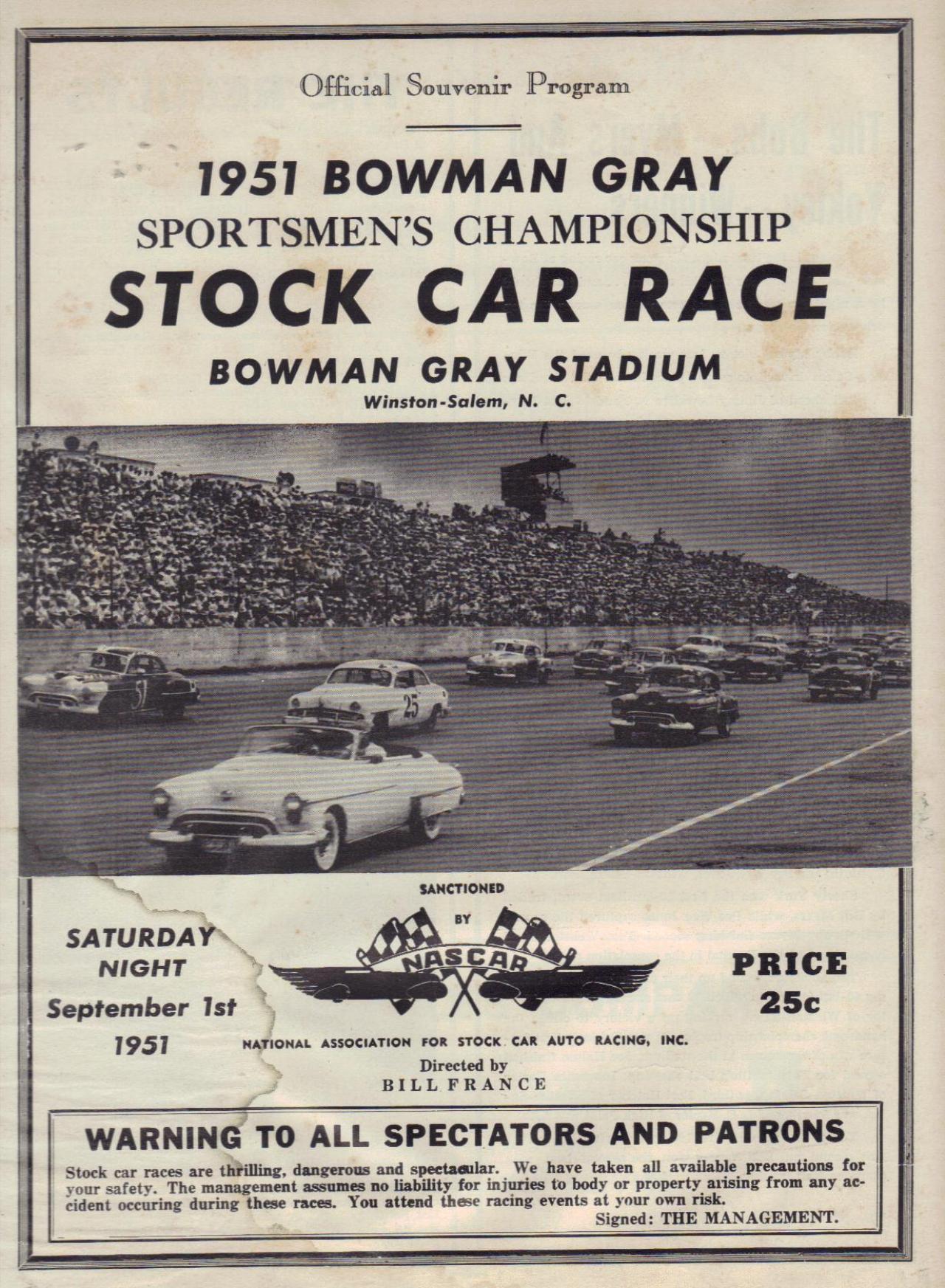 NASCAR reunites with Bowman Gray Stadium