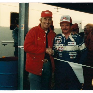 Bobby Allison and me after Daytona win