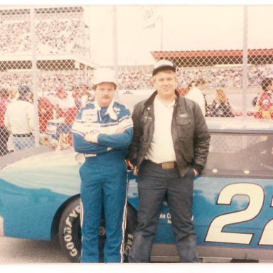 Alan Woodard and me at Daytona