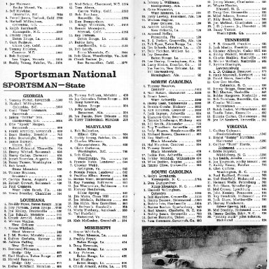 1968 State & National LMS Points