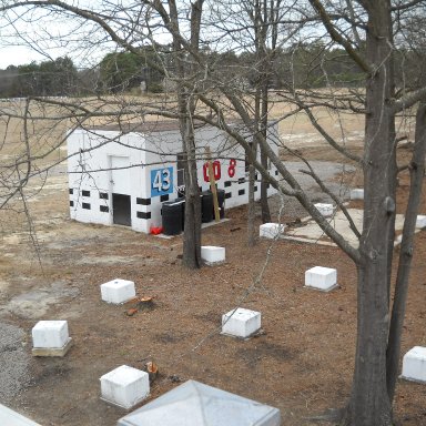 Ticket Office, Above ground view.