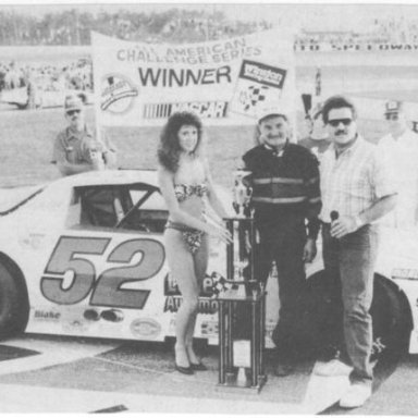 Butch Miller took the winn in the 1988 Florida 200 which was a NASCAR AACS event _Buddy Bryan Photo_