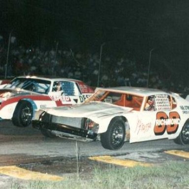 Lake Speed and Tim Richmond in a Celebrity race _Bobby 5X5 Day Photo_