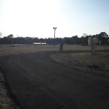 Paving at Track Entrance 1 at Columbia Speedway