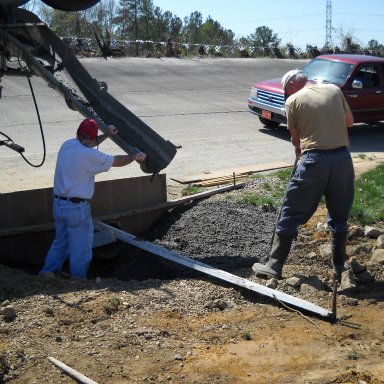 New drainage area