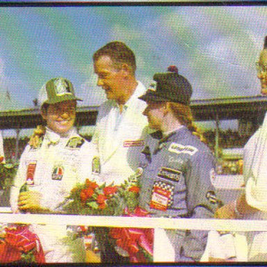 Janet Guthrie, Lella Lombardi, Lee Petty