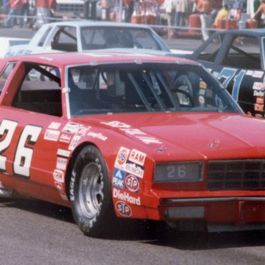 Butch Lindley 26 MonteCarlo Flat Nose Martinsville 1981