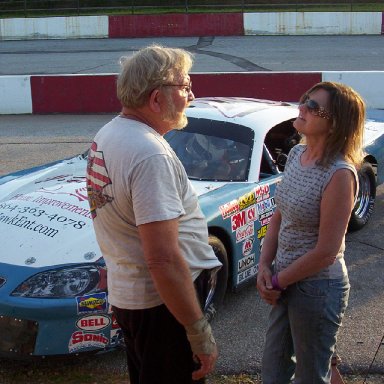 Eddie Hawkins with Terry Hawkins