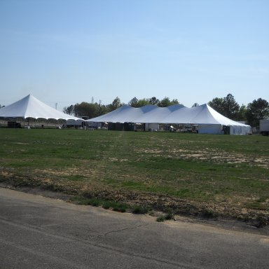 Tent Setup for 2010 RacersReunion Event