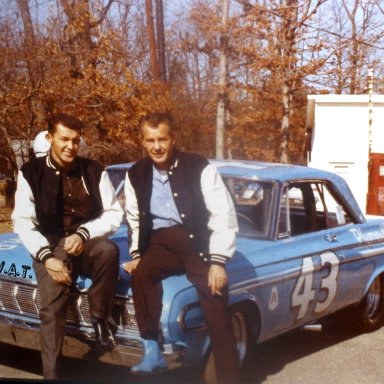 Lee Petty,Son Richard-Photo Took At Richard Petty Museum 4-17-2010