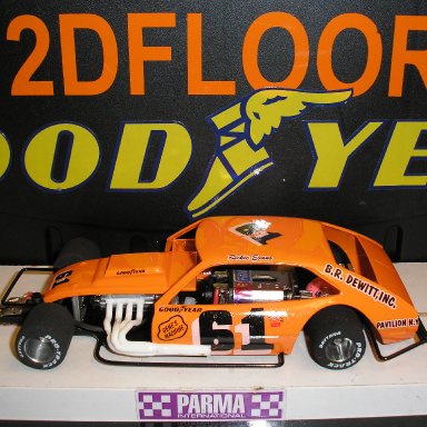 #61 Richie Evans Pinto slotcar built by Scotty W.