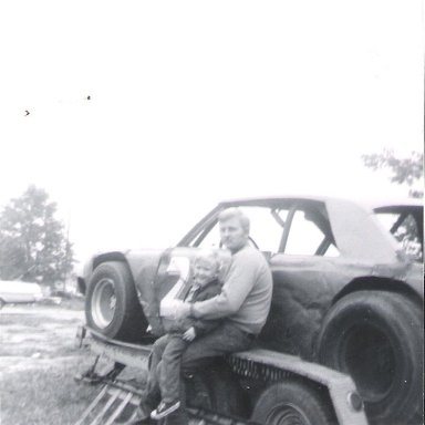 Eddie Hawkins with son John E.