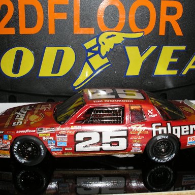 #25 Tim Richmond model built by Scotty W