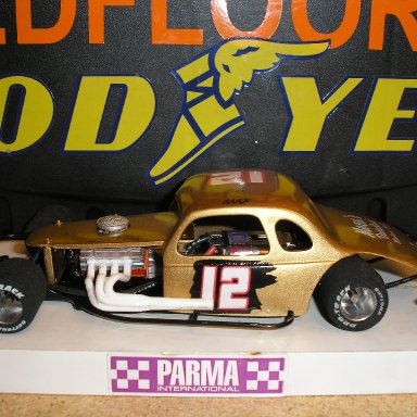 #12 Max Berrier slotcar built by Scotty W