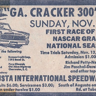 Vintage ad Augusta 1965