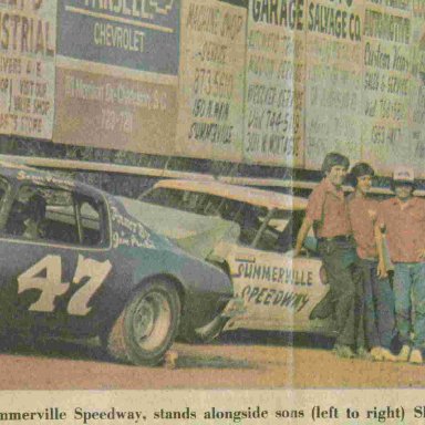 Summerville SC Speedway 1981 Charlie Powell and sons