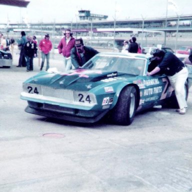 Eddie Hawkins super speedway car