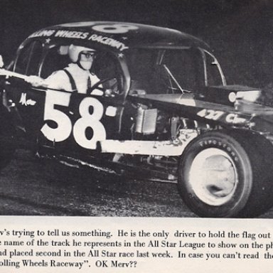 Gordy Renig Photo RIP Lancaster Speedway NY