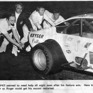 Gordy Renig Photo RIP Lancaster Speedway NY