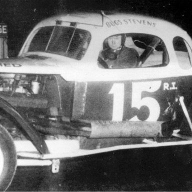 Though not known as a Dirt Driver, Bugs won the 1966 Stafford Championship. Bugs is pictured in a Kozella Dirt Modified at Stafford Speedway.