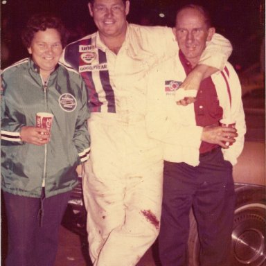 Esther and Eddie Macdonald with Tiny Lund