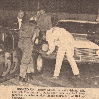 bob pressley and bobby allison at hickory