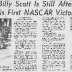 Billy Scott Still After First NASCAR Win 1960s'