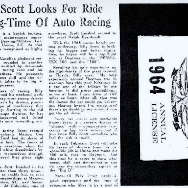 Newspaper Article 1967